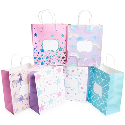 magical gift bags 6-pack, 13in x 10.5in