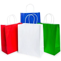 Solid Color Large Kraft Bags 6-Count