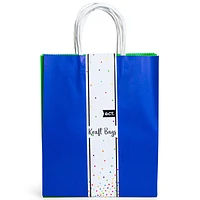 Solid Color Large Kraft Bags 6-Count