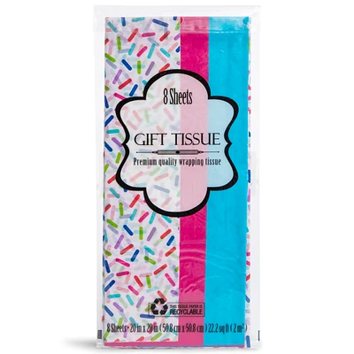 Colorful Gift Tissue 8-Pack