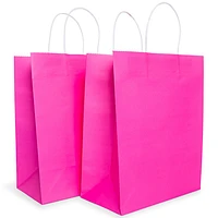 6-count medium neon gift bags 13in x 10.5in