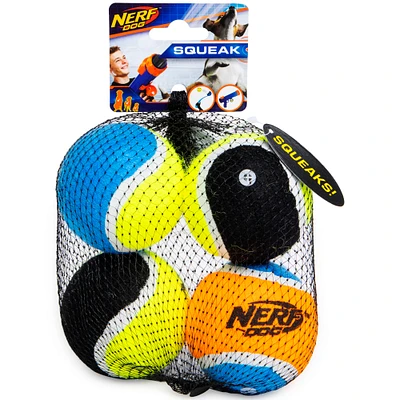 Nerf® Squeaky Tennis Balls For Dogs 4-Pack