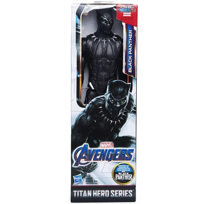 marvel avengers titan hero series black panther action figure doll 12in