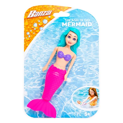 splash 'n go mermaid pool toy