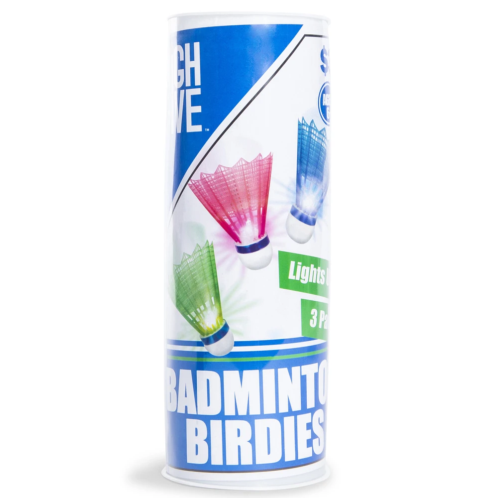 LED badminton birdie 3-pack