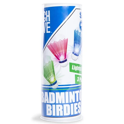 LED badminton birdie 3-pack