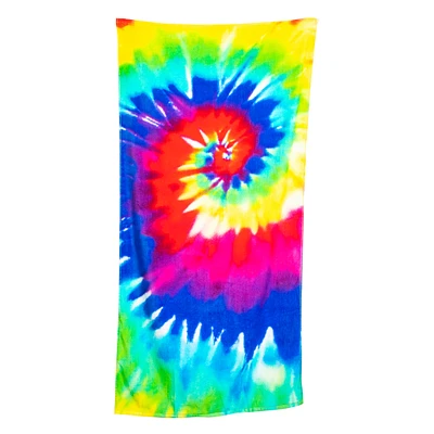 tie dye beach towel 30in x 60in