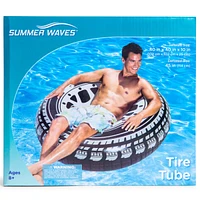 summer waves inflatable tire tube pool float 40in