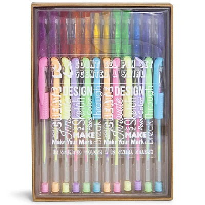 scented and swirl gel pen pack 24-count