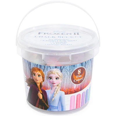 Disney Frozen 2 jumbo chalk bucket and stencils set