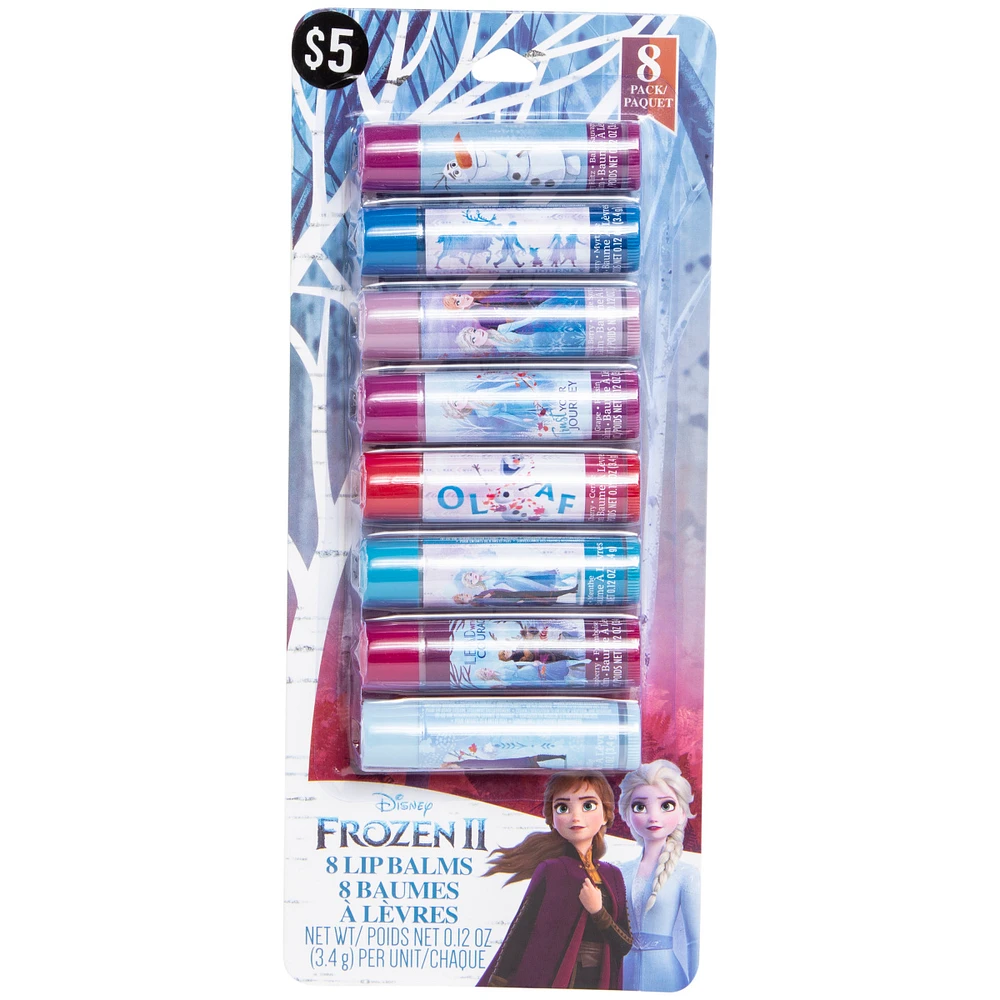 Disney Frozen 2 flavored lip balm 8-piece set