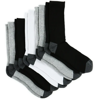 Series-8 Fitness™ Young Men's Performance Crew Socks 5-Pack