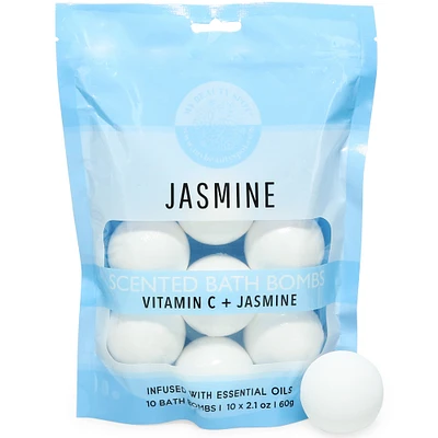 Vitamin C + Jasmine Scented Bath Bombs 10-Count