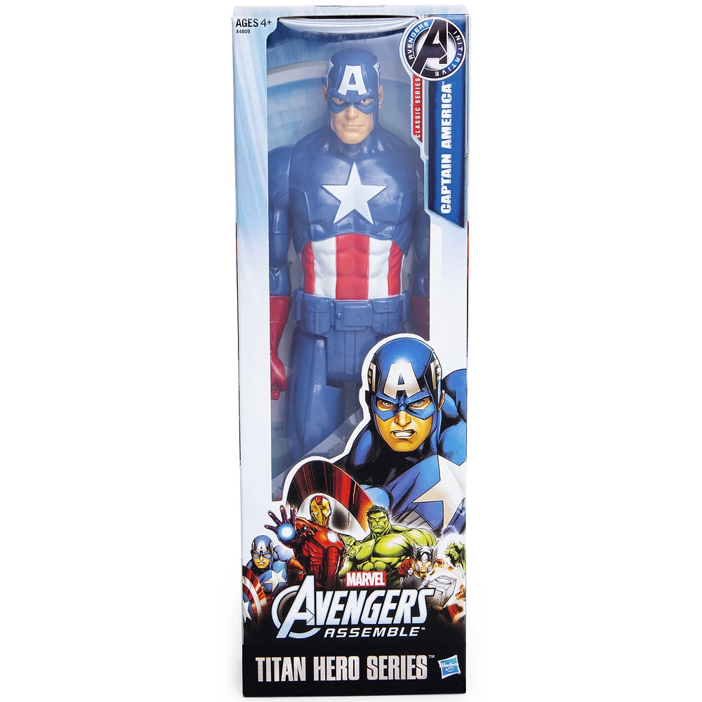 marvel avengers titan hero series captain america 12in action figure