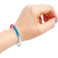 mosquito repellent bracelet/ankle band 2-pack - red, white and blue