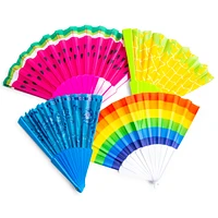 Fabric Hand-Held Folding Fan