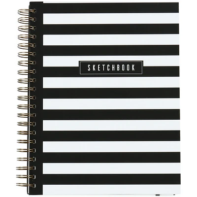 color block spiral bound sketchbook