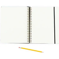 color block spiral bound sketchbook