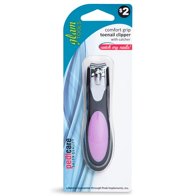 Comfort Grip Toenail Clipper With Catcher