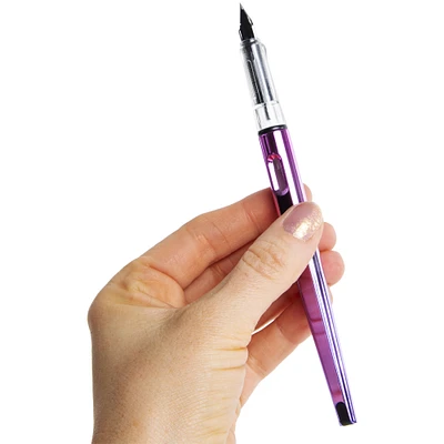 calligraphy fountain pen 2-pack with 4 ink cartridges