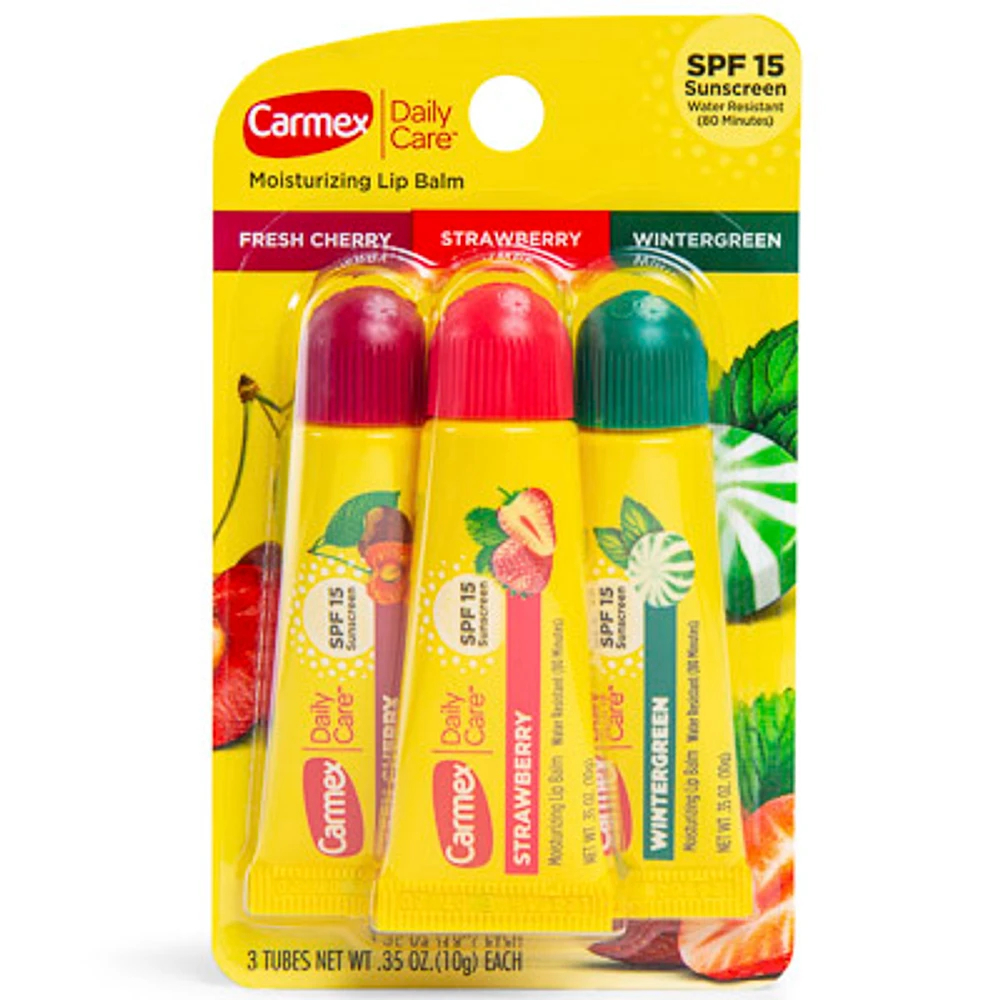 Carmex™ Flavored Lip Balm Spf 15 3-Pack