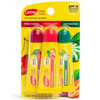 Carmex™ Flavored Lip Balm Spf 15 3-Pack