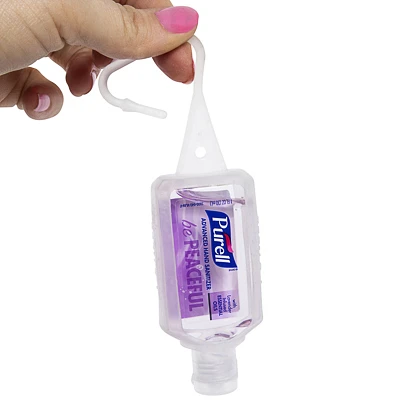 scented hand sanitizer, sanitizer holder, mini best dispenser, clip on antibacterial gel, purell travel size, case, cleaner