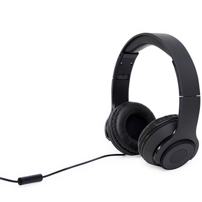 ultramax foldable over-ear headphones with mic