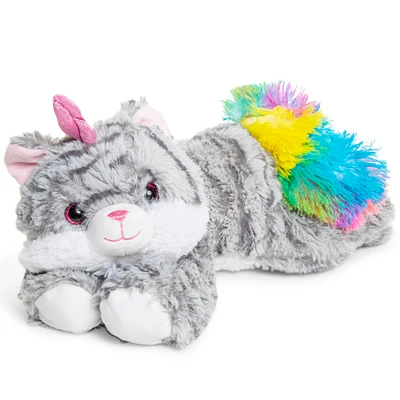 plush toys;stuffed animals;bedroom decor;fivebelow.com;five below;caticorn;caticorn stuffed animal;stuffed animal;cat toy;cats;unicorn;unicorn animal