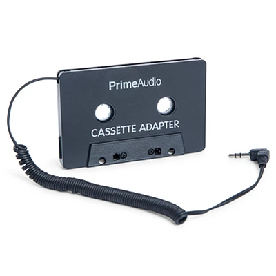 prime audio™ cassette adapter for car stereo