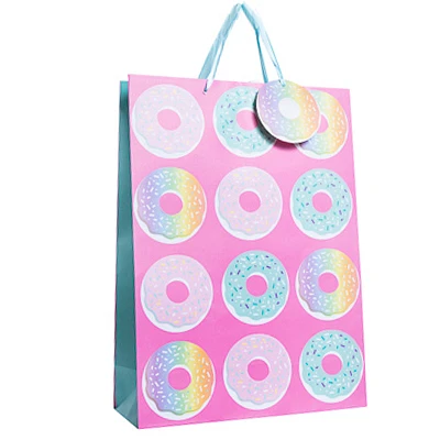 Pink Donut Large Gift Bags