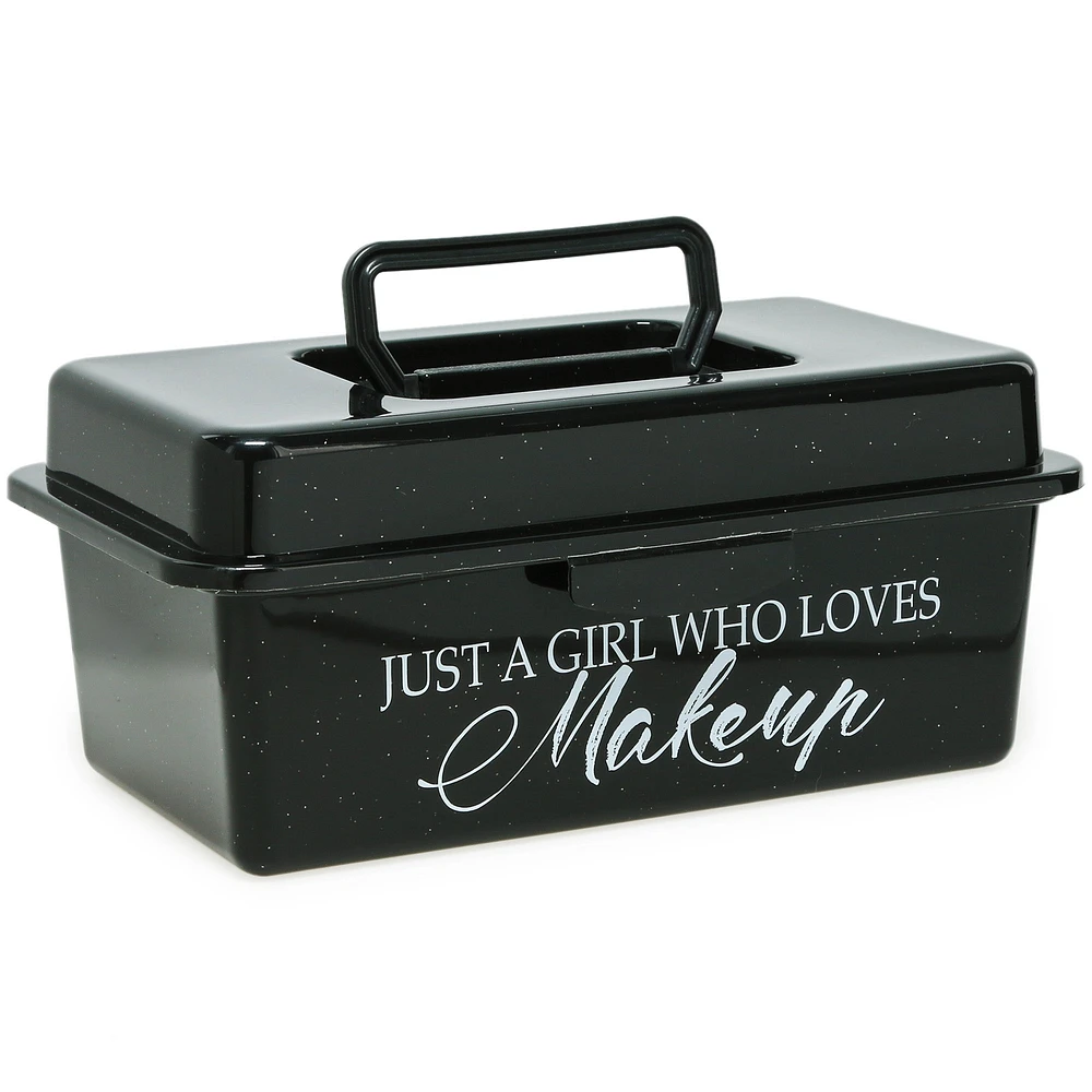 Makeup Organizer Box 'Just A Girl Who Loves Makeup'