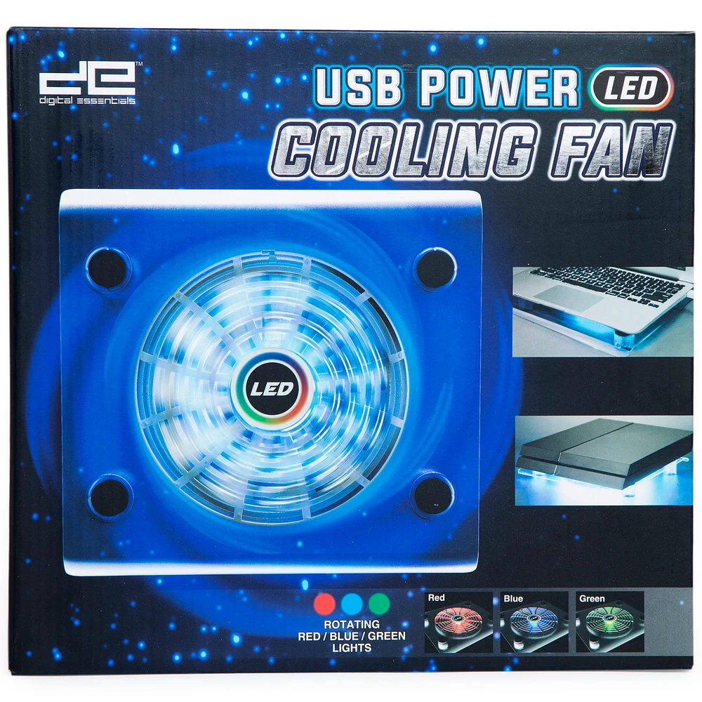 usb-power LED cooling fan for computer and gaming system