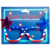 usa light-up party glasses