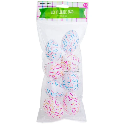 Confetti Fillable Easter Eggs 8-Count