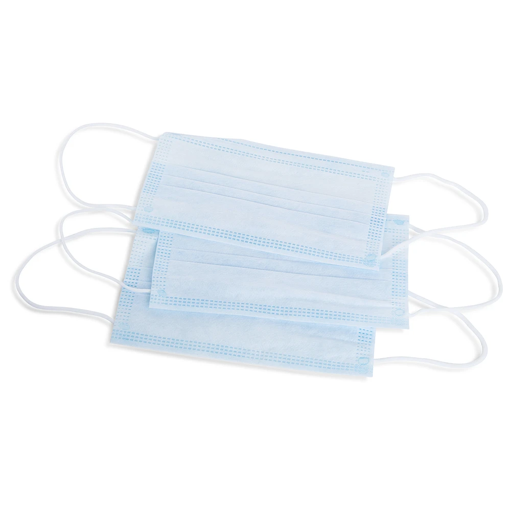3-ply disposable face masks 3-count