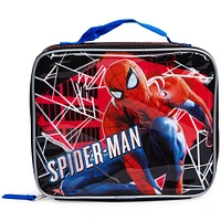 spider-man soft insulated lunchbox cooler
