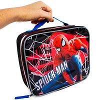 spider-man soft insulated lunchbox cooler