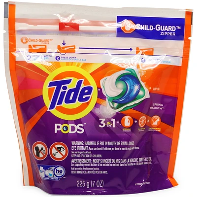 tide pods laundry detergent spring meadow scent 9-count