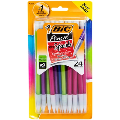 bic xtra sparkle mechanical pencils 27-count