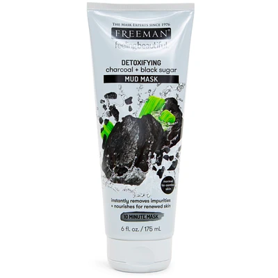 freeman feeling beautiful detoxifying charcoal + black sugar mud mask