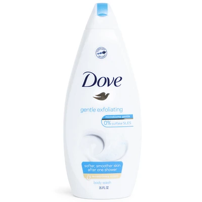 dove gentle exfoliating body wash 25.3oz