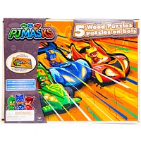 Pj Masks™ 5 Wood Puzzles & Box Set