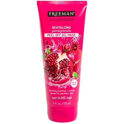 freeman feeling beautiful exfoliating pomegranate peel-off mask 6oz