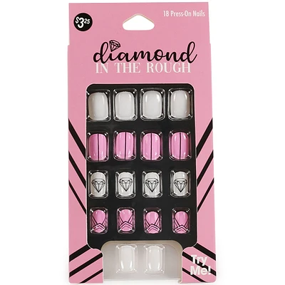Diamond in The Rough Press-On Nails 18-Piece Set