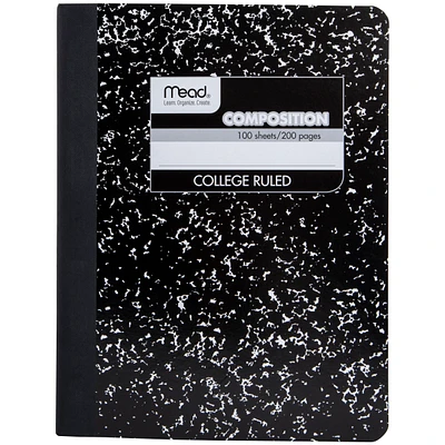 Mead® Marble Compostion Book 100 College-Ruled Sheets