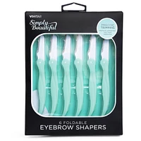 Simply Beautiful Eyebrow Shapers 6-Count