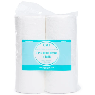 Cai Super Soft 2-Ply Toilet Paper 4-Rolls