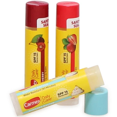 Carmex® Daily Care™ Sweets Assorted Flavor Lip Balm 3-Pack Spf 15