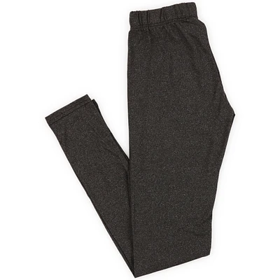 Juniors Marled Gray Leggings